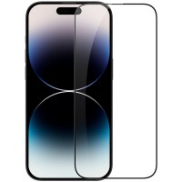 Защитное стекло 4S для iPhone 14 Pro (черный)